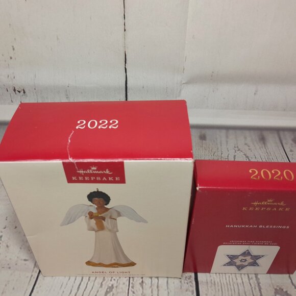 Christmas Ornament Mixed Lot Of 18 Hallmark Krebs Kurt Adler Santa Angel Train - Picture 7 of 16